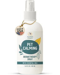 ALFIE'S CHOICE calming spray bottle for pets promotes a calm, inviting space.
