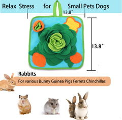 Alibuy Snuffle Mat small animals corner hiding demonstrates snack-dispensing play