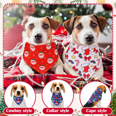 Aliceset soft polyester dog bandana emphasizes breathable comfort during wear