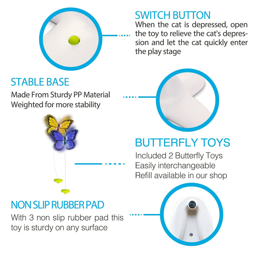 ALL FOR PAWS AFP Replacement butterflies pack extends long-term play sessions.