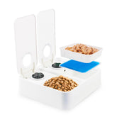 ALL FOR PAWS dog feeder timer front view for easy scheduling and routine.