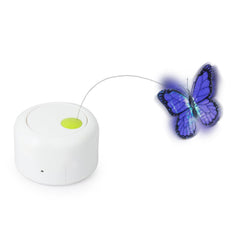 ALL FOR PAWS Motion Activate Cat Toy butterfly in motion engages curious indoor cats.