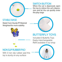 ALL FOR PAWS two butterfly refills ensure long-lasting play sessions.