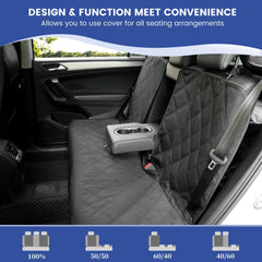 ALLANSING XL no-sew layered protection blocks leaks and keeps seats clean.