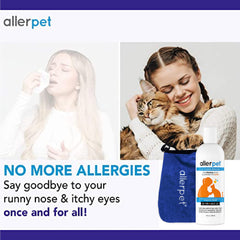 Allerpet Cat Dander Remover fur-application close-up reveals conditioning formula for fur.