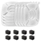 Allxin 4inch cat fountain filter close-up highlighting filtration unit for cleaner water.