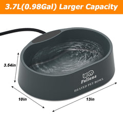 Alpcouts BPA-free durable plastic bowl resists outdoor wear