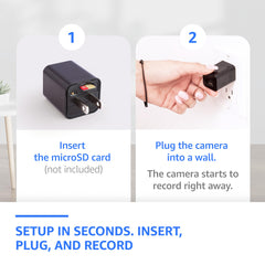 ALPHA TECH plug-in indoor camera wide-angle coverage shows 110-degree room view for pets
