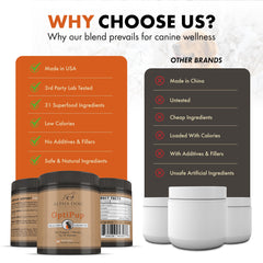 OptiPup puppy meal mixing demonstrates convenient blending into kibble for daily use