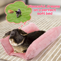 Alphatool Soft Bunny Bed center sponge detail emphasizes snug warm resting spot
