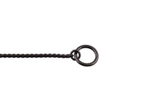 Alvalley metal chain dog show collar chrome closeup reveals sleek versatility for formal occasions