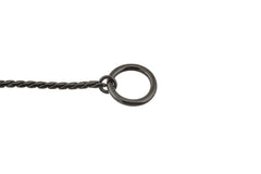 Alvalley slip collar on dog during show setup demonstrates gentle control.