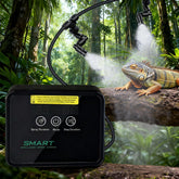 AlxamolTools Reptile Mister System setup demonstrates automated humidity for terrariums.
