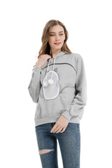 ALYC Pet Carrier Hoodie worn as outerwear for daily errands.