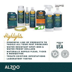 ALZOO dog collar waterproof conveys rainproof protection during outdoor use.
