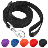 AMAGOOD 6ft dog leash in black shows durable construction for daily walks