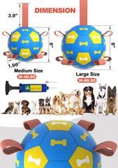 Amasiver 8-inch dog ball provides buoyant fetch in water.