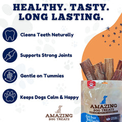 Amazing Dog Treats dog chews dental health closeup illustrates gum stimulation
