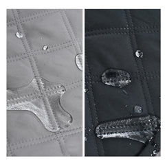 Amazon Basics fabric close-up illustrating durable recycled polyester texture and easy-clean potential