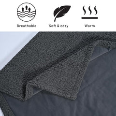 Amazon Basics pet blanket close-up of soft plush fleece for comfort