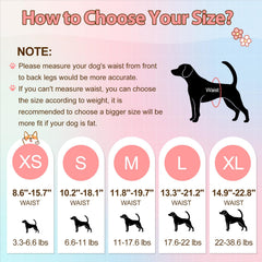 Ambreview dog diaper tail-hole design for comfortable placement