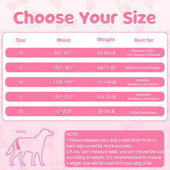 Ambreview Dog Diapers ultra-fast absorption core locks moisture and reduces odor