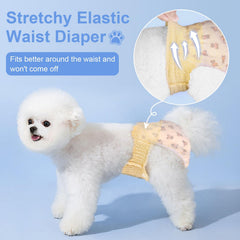 Ambreview dog diapers are leak-proof during active play