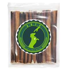 American Dog Treat Company bully sticks 6-inch pack; durable chew for aggressive chewers.
