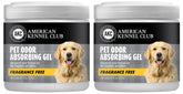American Kennel Club Smells Begone gel canister front view for long-lasting pet odor control.