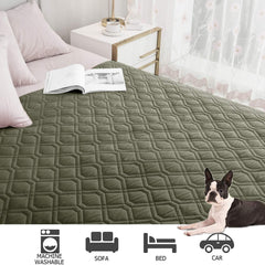 Ameritex bed-cover washable durable material for easy cleaning after pets