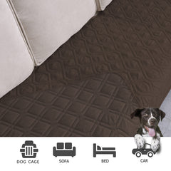 Ameritex dog blanket cover placed on couch for versatile home use.