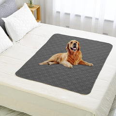 Ameritex machine-washable dog bed cover simplifies cleaning after muddy outings.