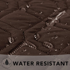 Ameritex waterproof back layer protects furniture from moisture.