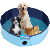 AMGSH dog whelping box folded design for compact storage and portability.