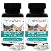 AminAvast kidney-support packaging signals trusted supplement for aging pets