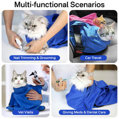 Amkune Cat Carrier Pouch neck opening for easy in-and-out while keeping your cat secure.