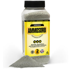 AmmoSorb odor granules closeup demonstrate natural odor elimination for homes