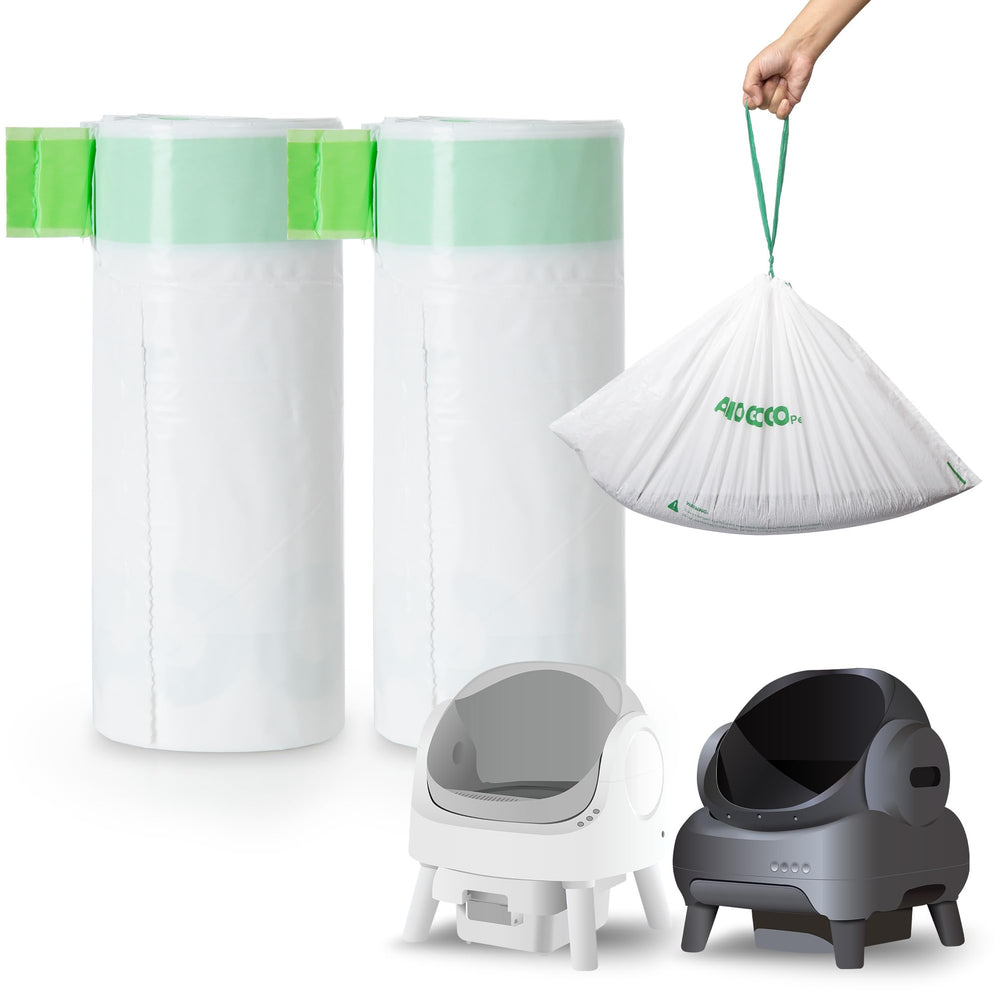 AMOGOGOPET 40-pack litter bags compatible with Neakasa M1 for tidy waste