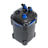 AMOSIJOY 225GPH ultra-quiet filter front view demonstrates crystal-clear water with minimal noise.