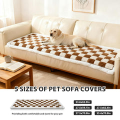 AMTARP dog couch cover anti-slip back stays in place during play