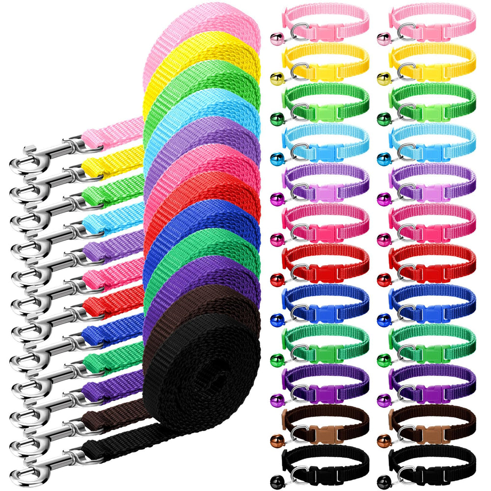 Amylove 48-pcs set packaging for easy collar and leash replacements.