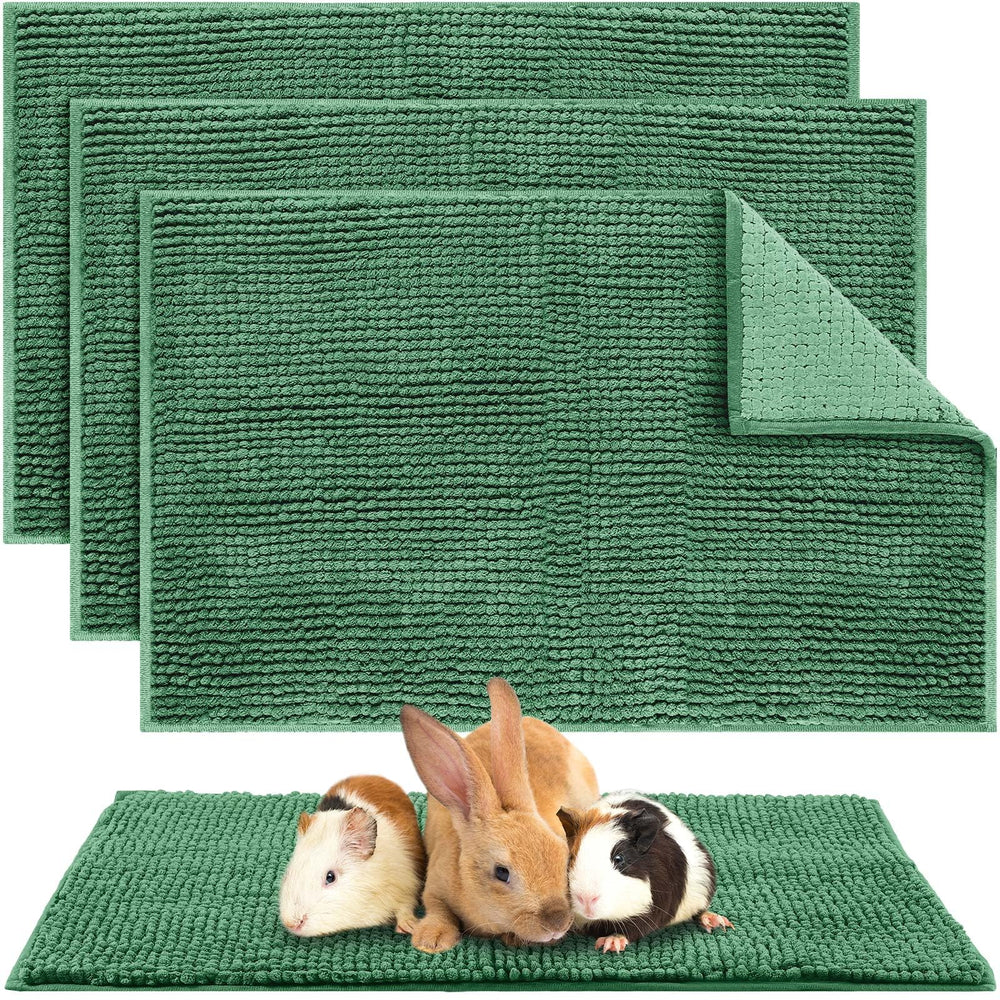 Amylove guinea pig cage liner 4-pcs pack; 16x24 inch size keeps small pet areas tidy.