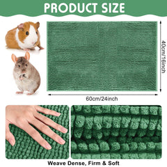 Amylove microfiber chenille close-up highlights soft, absorbent surface for damp paws.