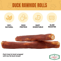 Amzey retriever roll close-up shows thick, durable chew for large dogs.