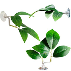 AncBace Fish Leaf Pad assembly shows adjustable leaves for versatile tank decorating and habitat shaping.