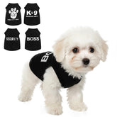 Andibro dog clothes small pack black pattern 01 provides comfortable pullover fit for teacup dogs