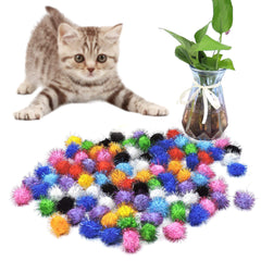 Andiker Cat Crinkle Balls weigh 2 grams, facilitating easy indoor fetch.