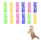 Andiker cat spring toy pack features colorful coils for indoor play and energy burn.