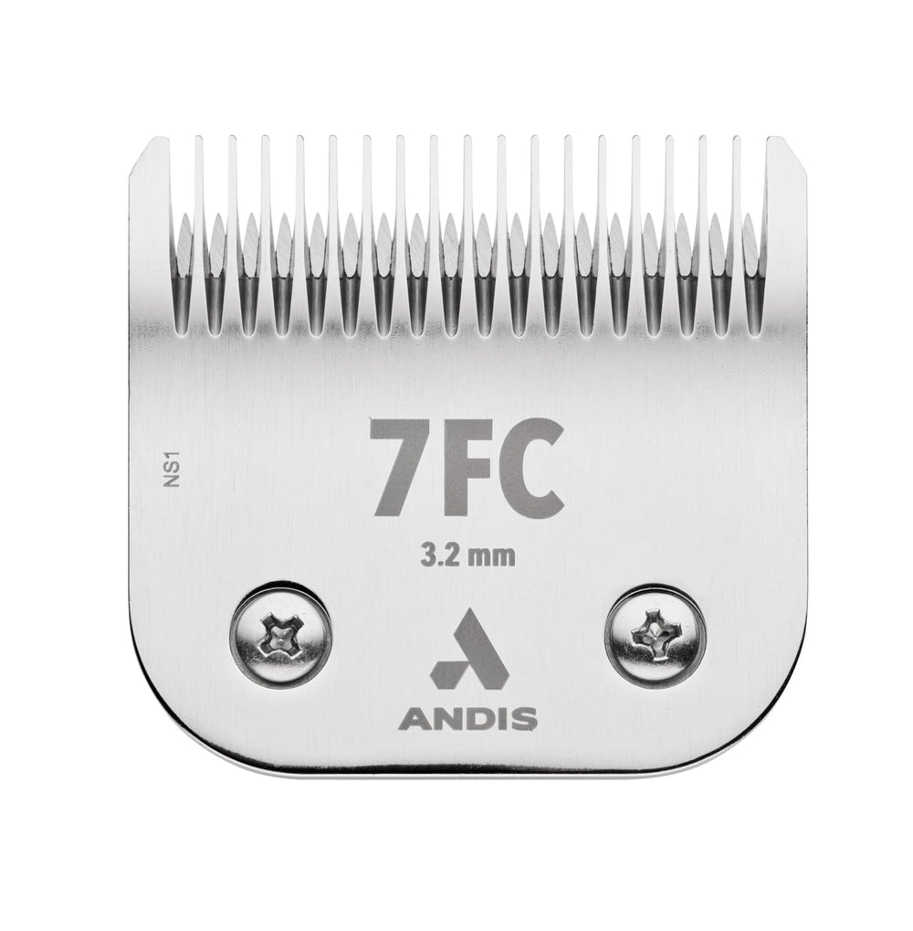 Andis 72600 UltraEdge blade carbonized steel; long edge life and precise 1/8-inch cuts.