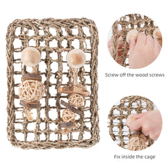 andwe Seagrass Protector Mat wall-mount usage protecting paws in cages